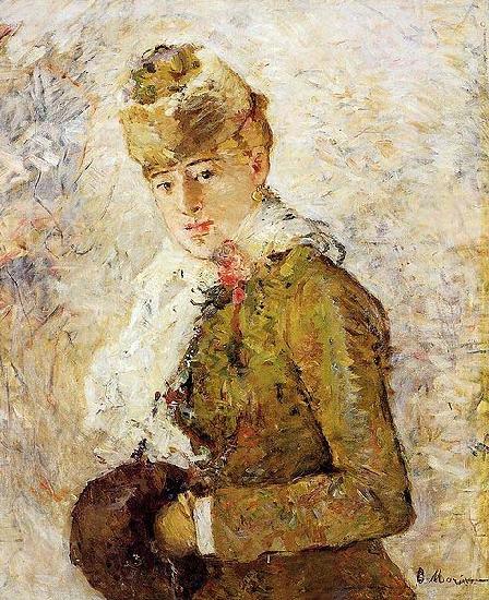 Berthe Morisot Winter aka Woman with a Muff, Norge oil painting art